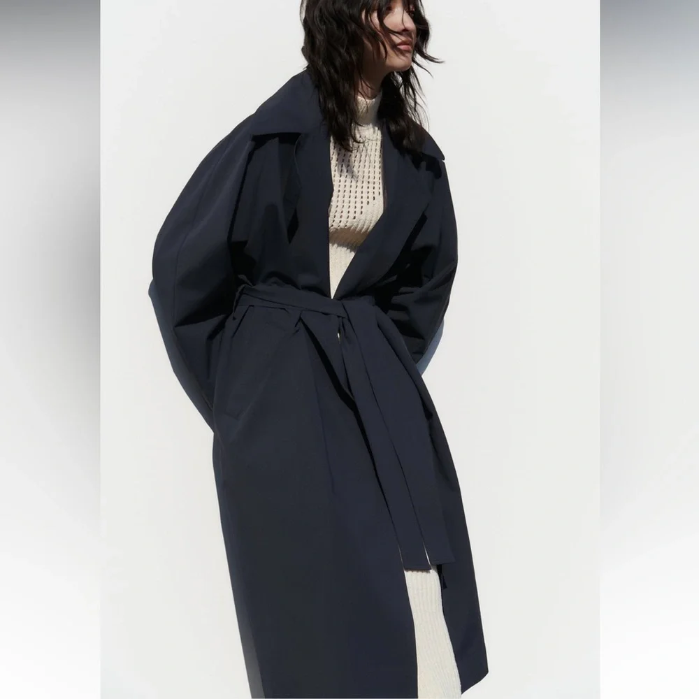 ZARA Belted TRENCH coat - Picture 1 of 6